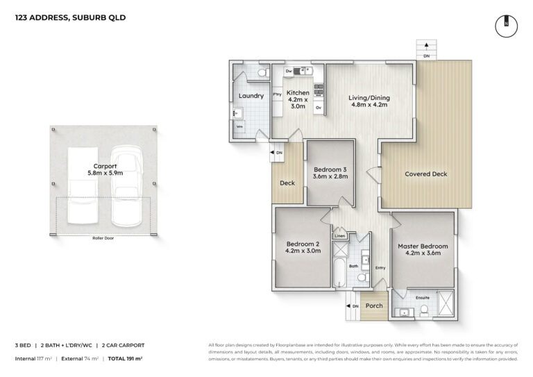 Premium textured floor plan sample